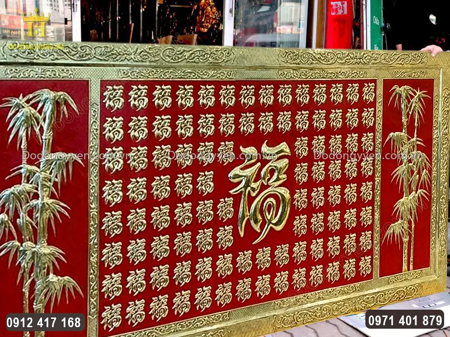 Khung tranh liền đồng v&agrave;ng v&ocirc; c&ugrave;ng chắc chắn